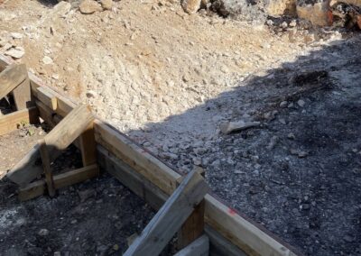 Rock Excavation for Pool Construction in Texas, USA