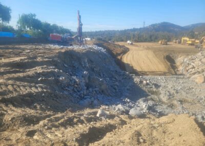 Large-scale rock removal job for Kiewit in California